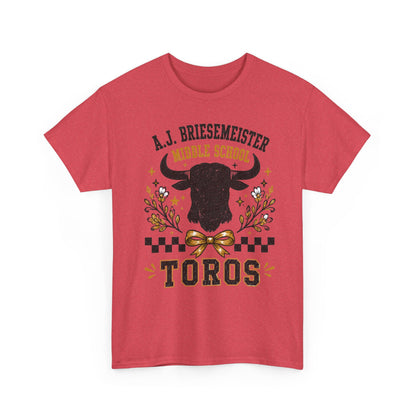 Toros Middle School Tee — A.J. Briesemeister School Spirit T-Shirt