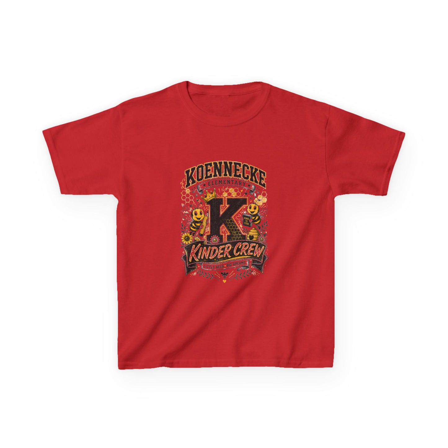 Kinder Crew Kids T-Shirt — 'Koennecke Kinder Crew' School Spirit Tee