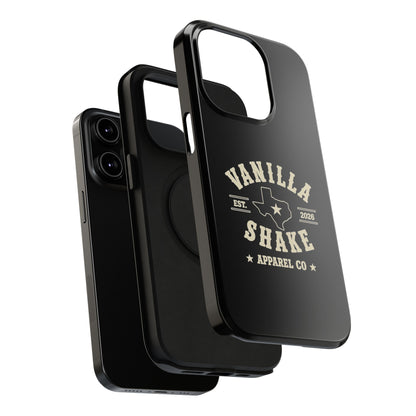Black w/Ivory Logo lmpact-Resistant Phone Cases