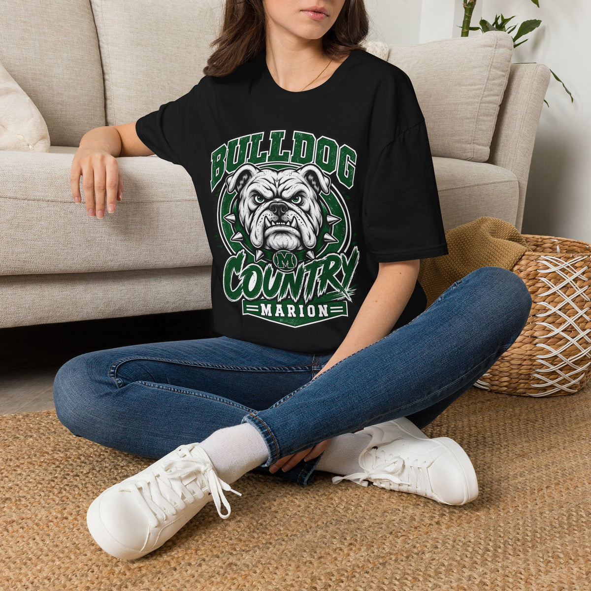 Bulldog Country T-Shirt — Marion School Mascot Tee