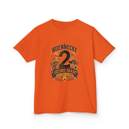 Koennecke 2 Second Grade Kids T-Shirt — Personalized Back-to-School Tee