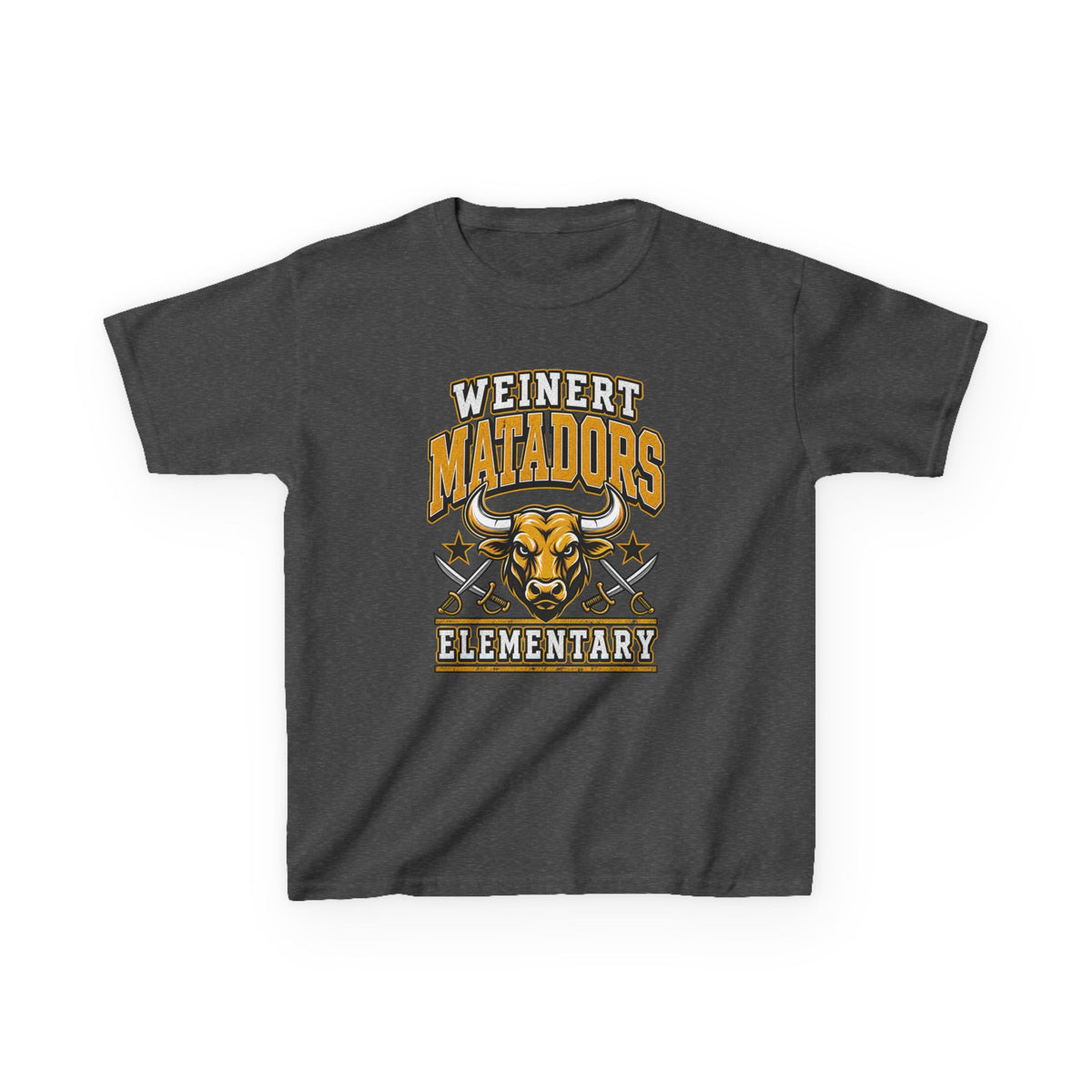 Weinert Matadors Elementary Kids T-Shirt — School Mascot Tee