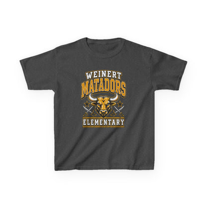 Weinert Matadors Elementary Kids T-Shirt — School Mascot Tee