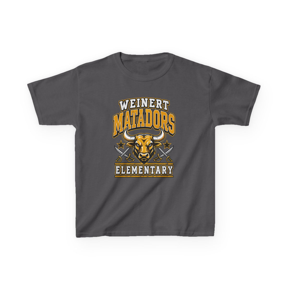 Weinert Matadors Elementary Kids T-Shirt — School Mascot Tee