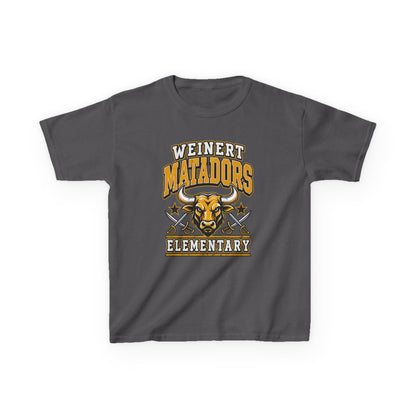Weinert Matadors Elementary Kids T-Shirt — School Mascot Tee
