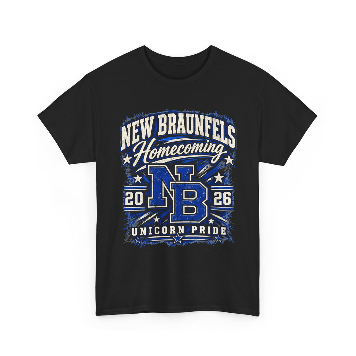New Braunfels Homecoming 2026 T-Shirt — NB Unicorn Pride School Spirit Tee