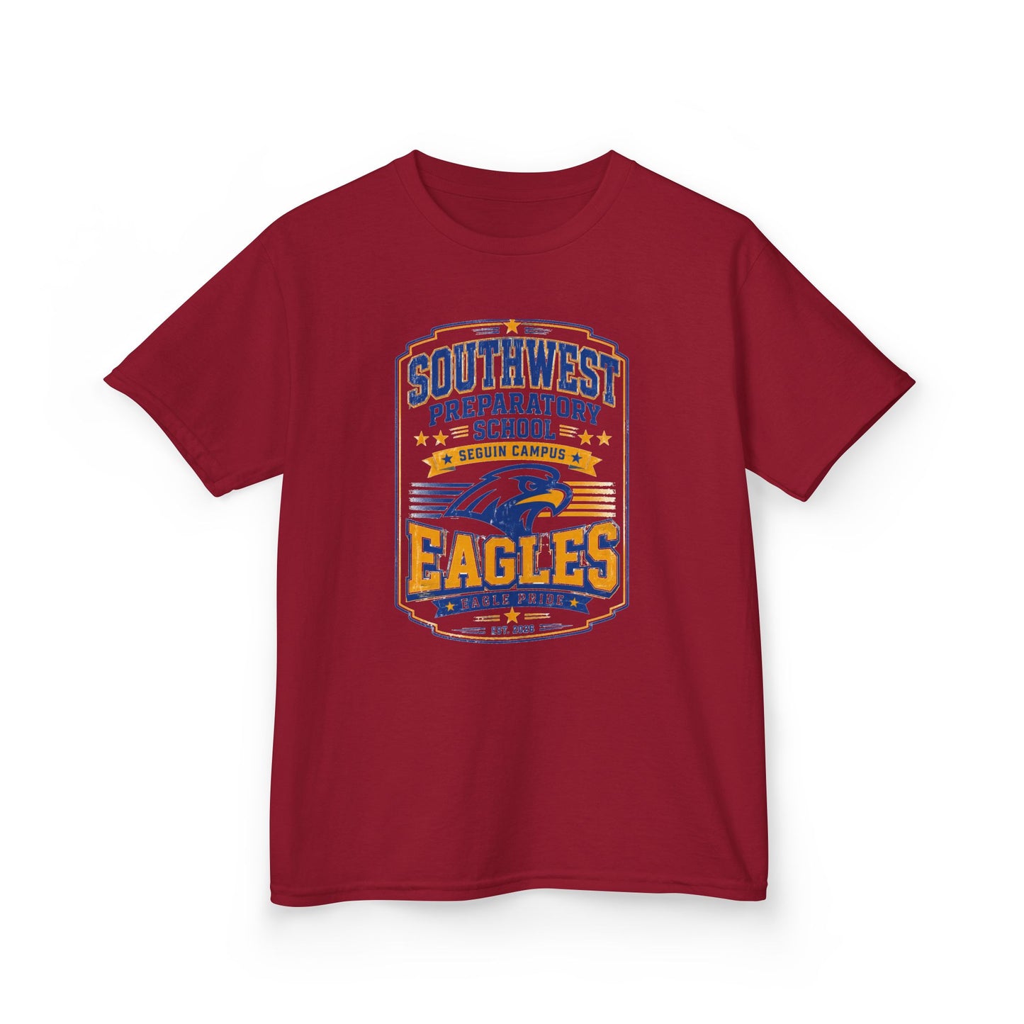 Kids T-Shirt — Southwest Preparatory School Eagles Mascot Tee