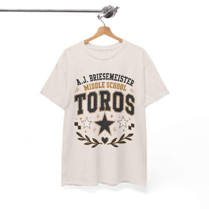 Toros Middle School Tee – A.J. Briesmeister School Spirit Shirt
