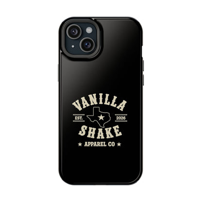 Black w/Ivory Logo lmpact-Resistant Phone Cases