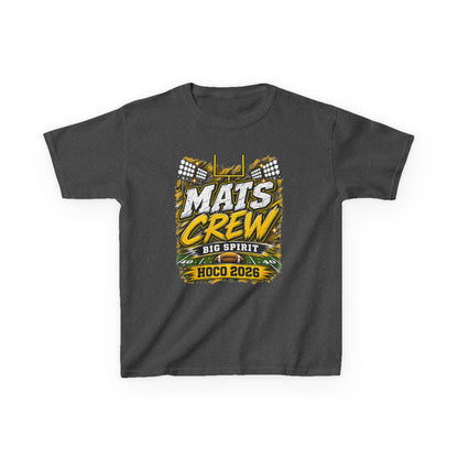 Kids Tee — "Mats Crew Big Spirit Hoco 2026" Football Crewneck