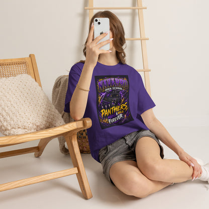 Navarro High Panthers T‑Shirt — Purple & Gold "Panthers Forever" School Spirit Tee