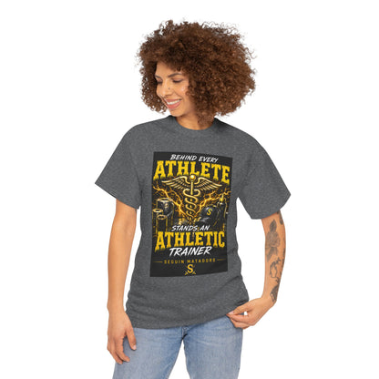 Athletic Trainer T‑Shirt — "Behind Every Athlete Stands an Athletic Trainer" Motivational Tee