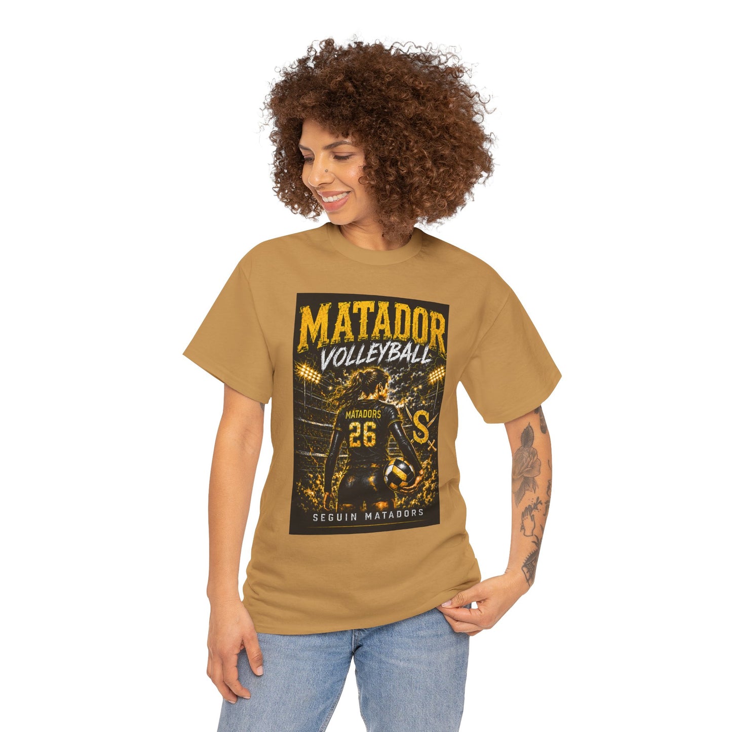 Matador Volleyball Team Tee — Sequoia Matadors Jersey Design