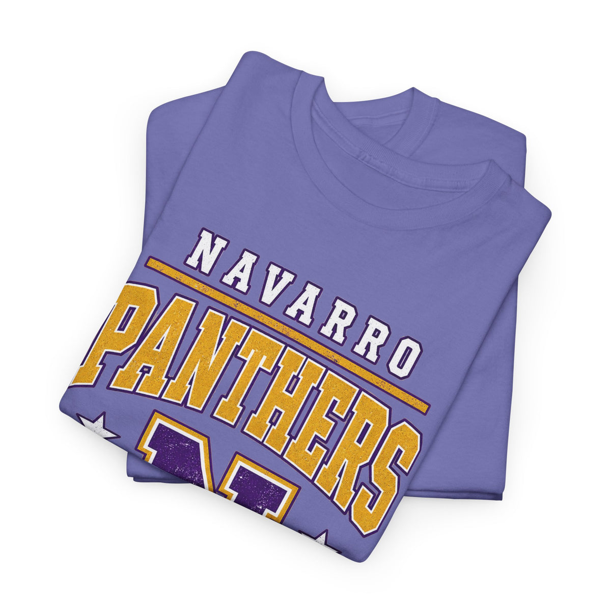 Navarro Panthers High School Tee — Retro Letterman N Design