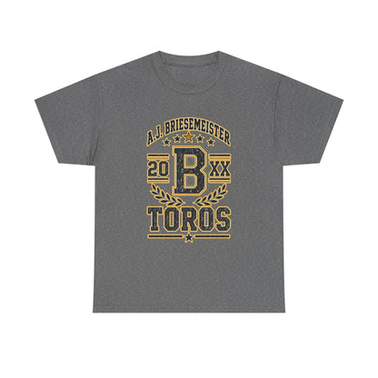Toros Sports Crest Tee — A.J. Briesemeister Vintage Athletic Shirt