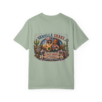 Mr. & Mrs. Shake 4th of July Unisex Garment-Dyed T-shirt