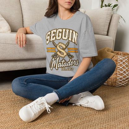 Seguin Matadors Vintage T-Shirt — School Spirit Baseball Design