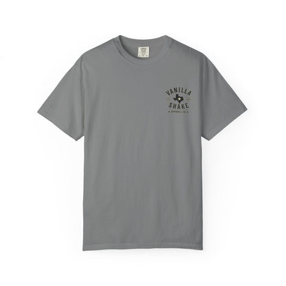 Mr. & Mrs. Shake Logo 2 - Unisex Garment-Dyed T-shirt