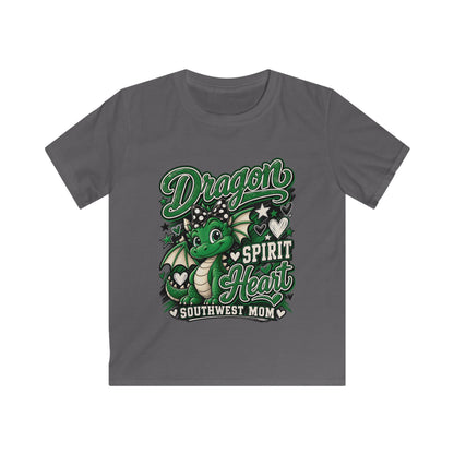 Kids Dragon Spirit Tee — "Dragon Spirit Heart" Southwest Mom Youth T-Shirt