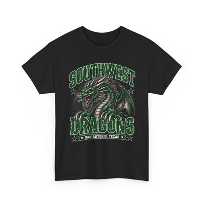 Southwest Dragons T-Shirt — San Antonio Texas Green Dragon Graphic Tee