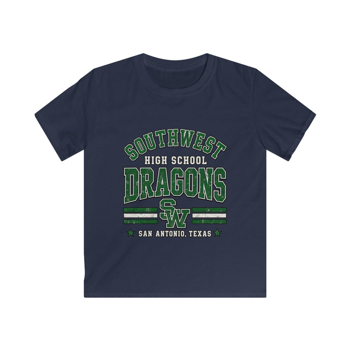 Southwest Dragons Kids T‑Shirt — High School Sports Tee (San Antonio, Texas)