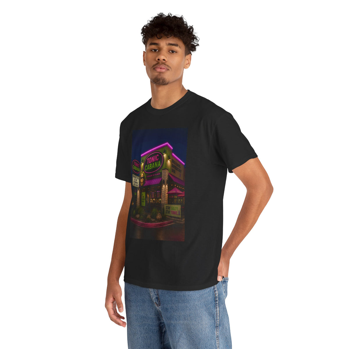 T-Shirt — Neon Tonic Cabana Nightclub Graphic Tee