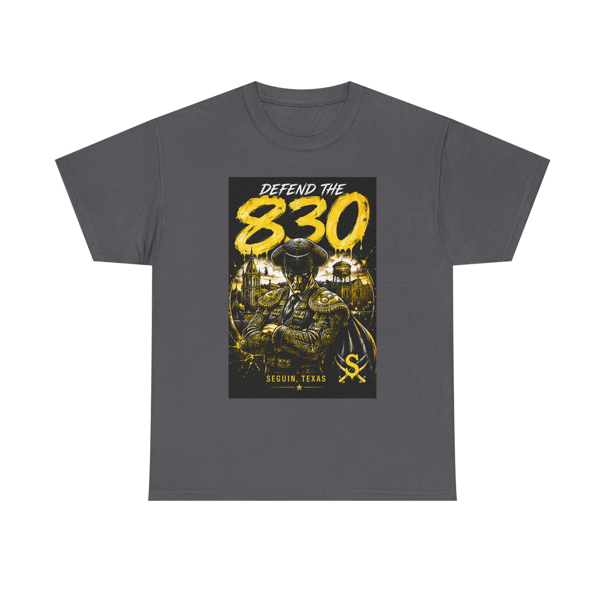 Defend The 830 Matador T-Shirt — San Antonio Pride, Military/Streetwear Graphic Tee