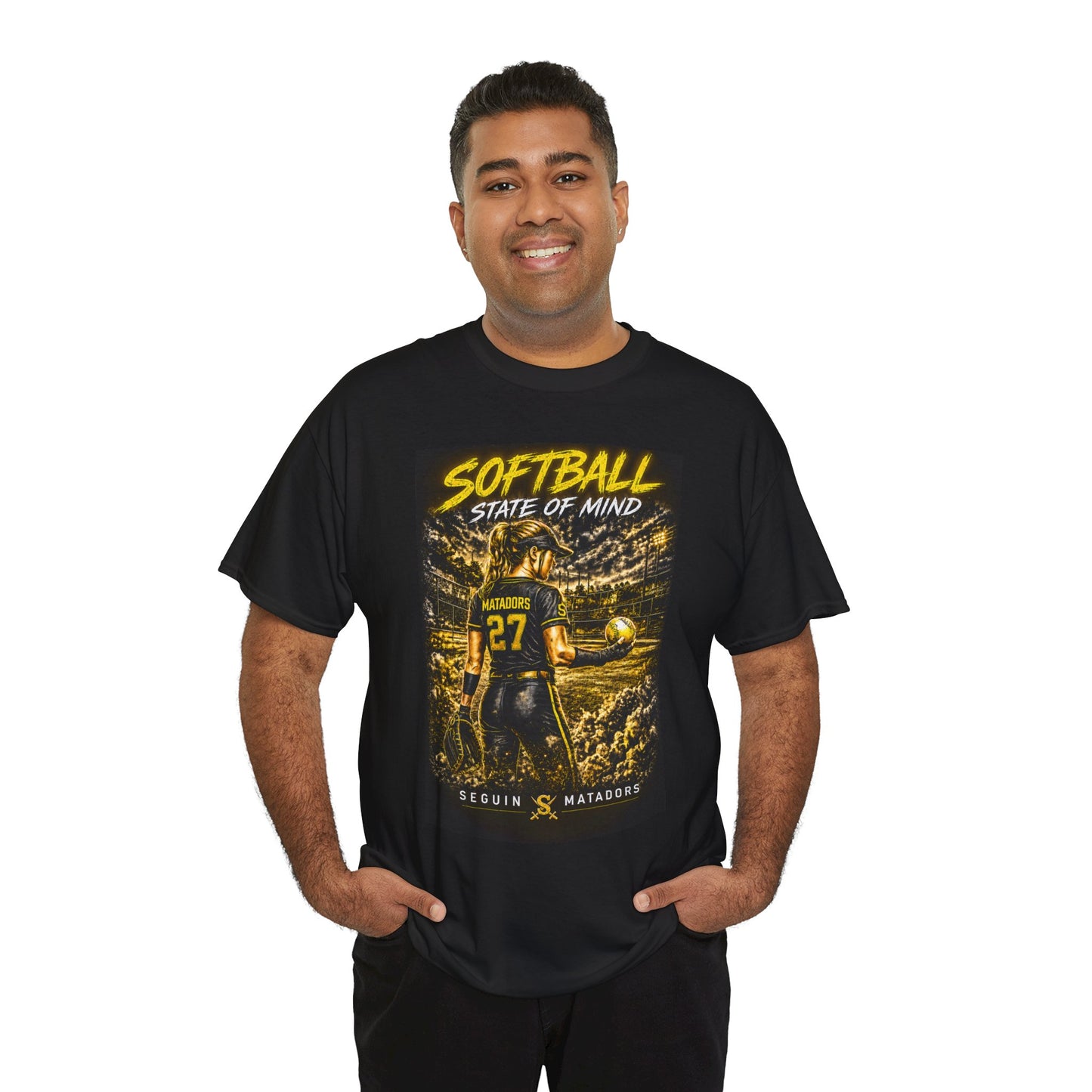 Softball State of Mind T-Shirt — Seguin Matadors Player Graphic Tee