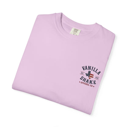Family Shakes 4th of July-Unisex Garment-Dyed T-shirt