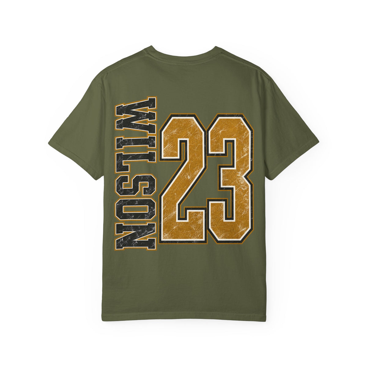 Matadors Seguin Vertical Logo T‑Shirt — Wilson 23 Back Jersey Tee
