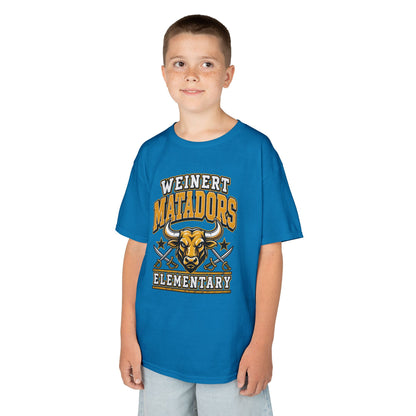 Weinert Matadors Elementary Kids T-Shirt — School Mascot Tee