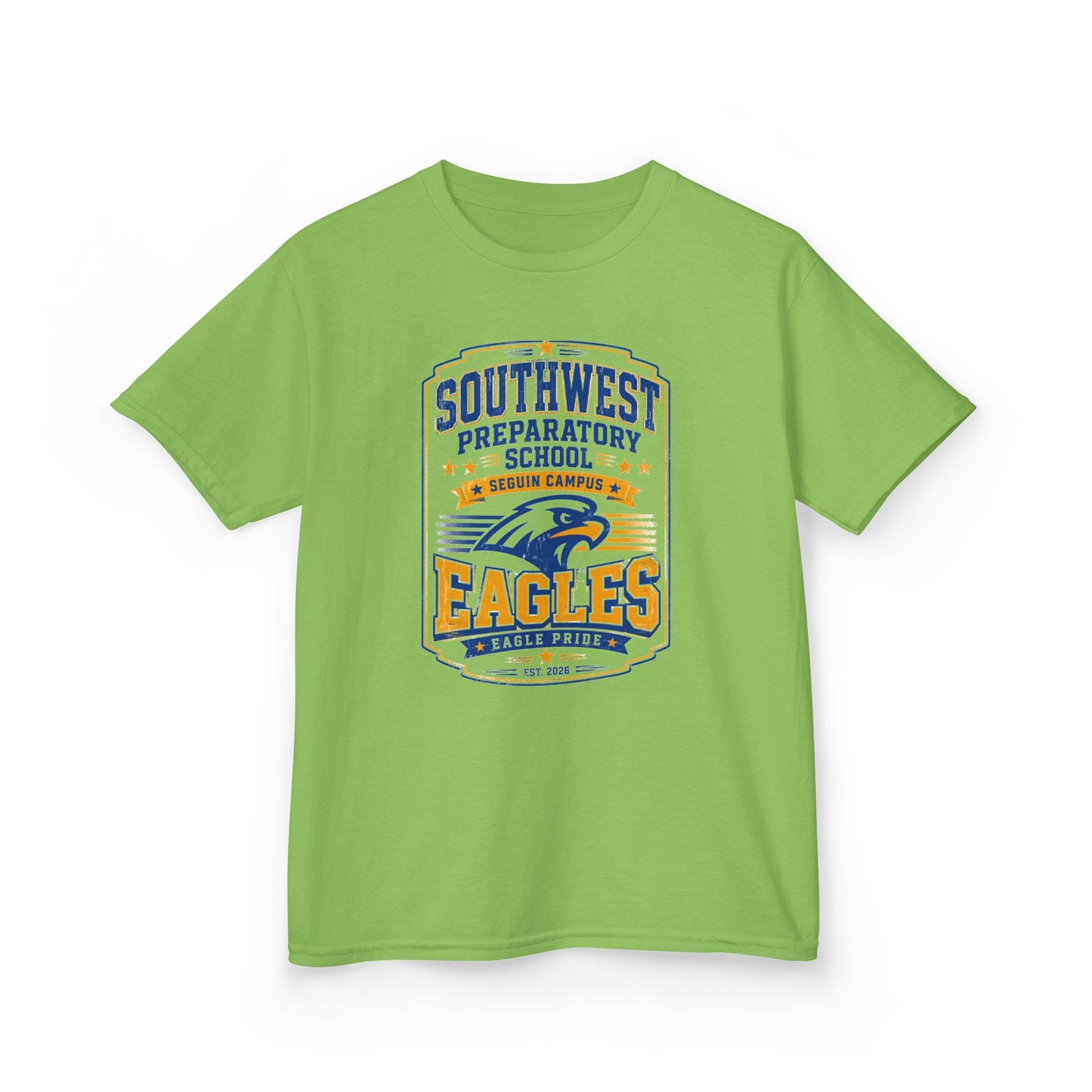 Kids T-Shirt — Southwest Preparatory School Eagles Mascot Tee