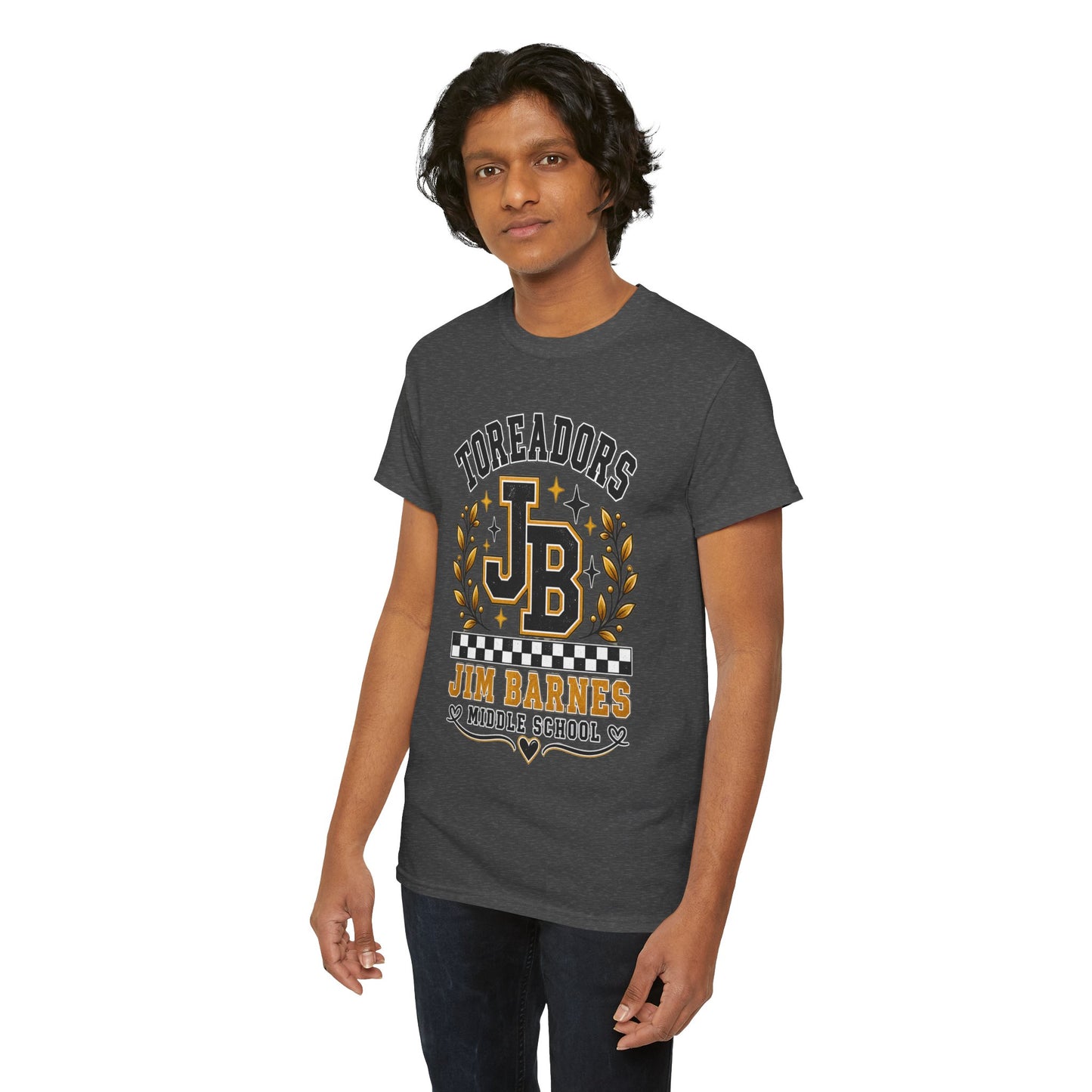 Toreadors JB Jim Barnes Middle School Tee — School Spirit Graphic T-Shirt