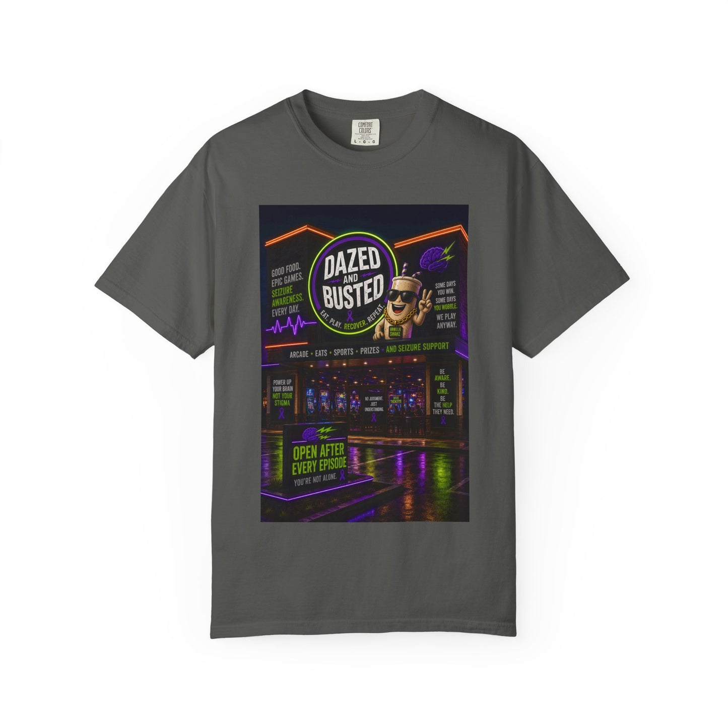 Dazed & Busted Neon Arcade T-Shirt