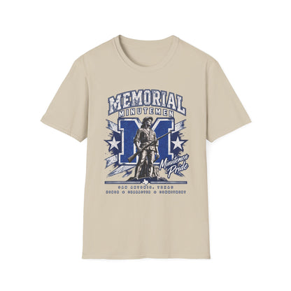 Memorial Minutemen Graphic T-Shirt — Vintage Patriot Military Tribute Tee