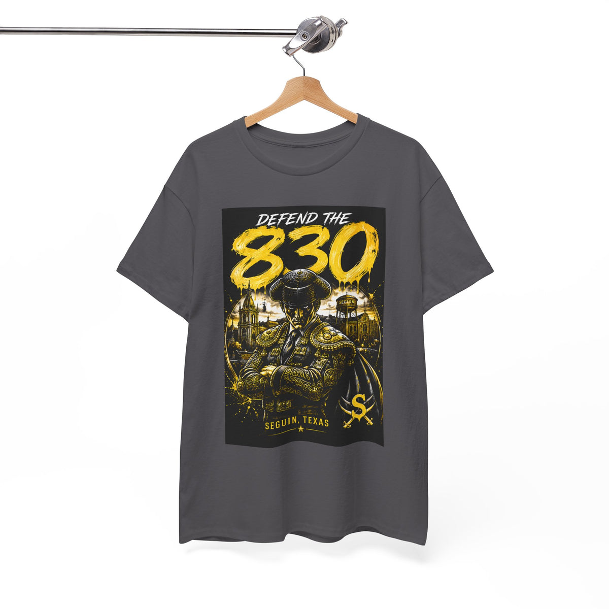 Defend The 830 Matador T-Shirt — San Antonio Pride, Military/Streetwear Graphic Tee
