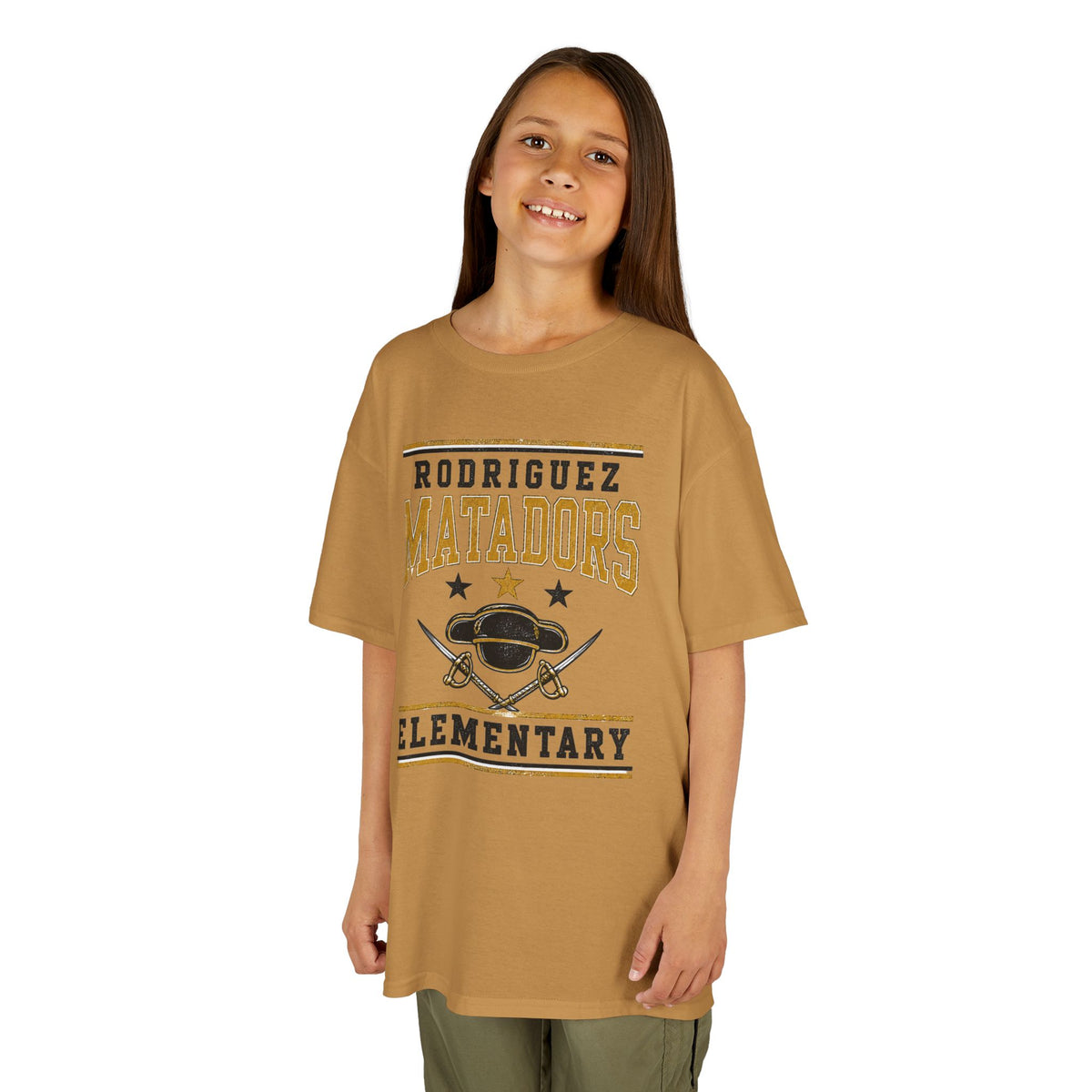 Rodriguez Matadors Elementary Kids T-Shirt — School Spirit Tee