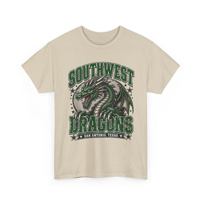 Southwest Dragons T-Shirt — San Antonio Texas Green Dragon Graphic Tee