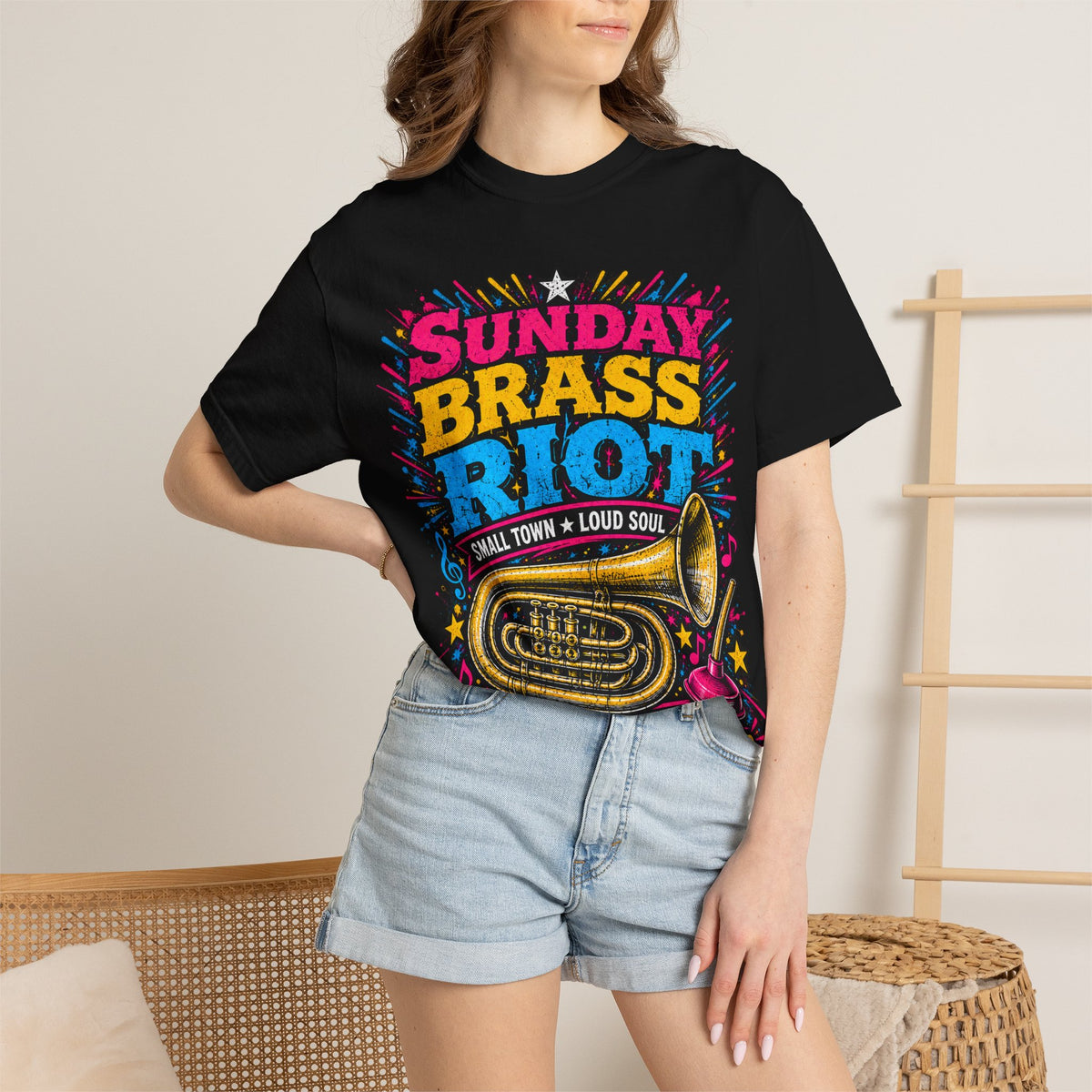 Sunday Brass Riot T‑Shirt — Gonzales Texas Band Tee