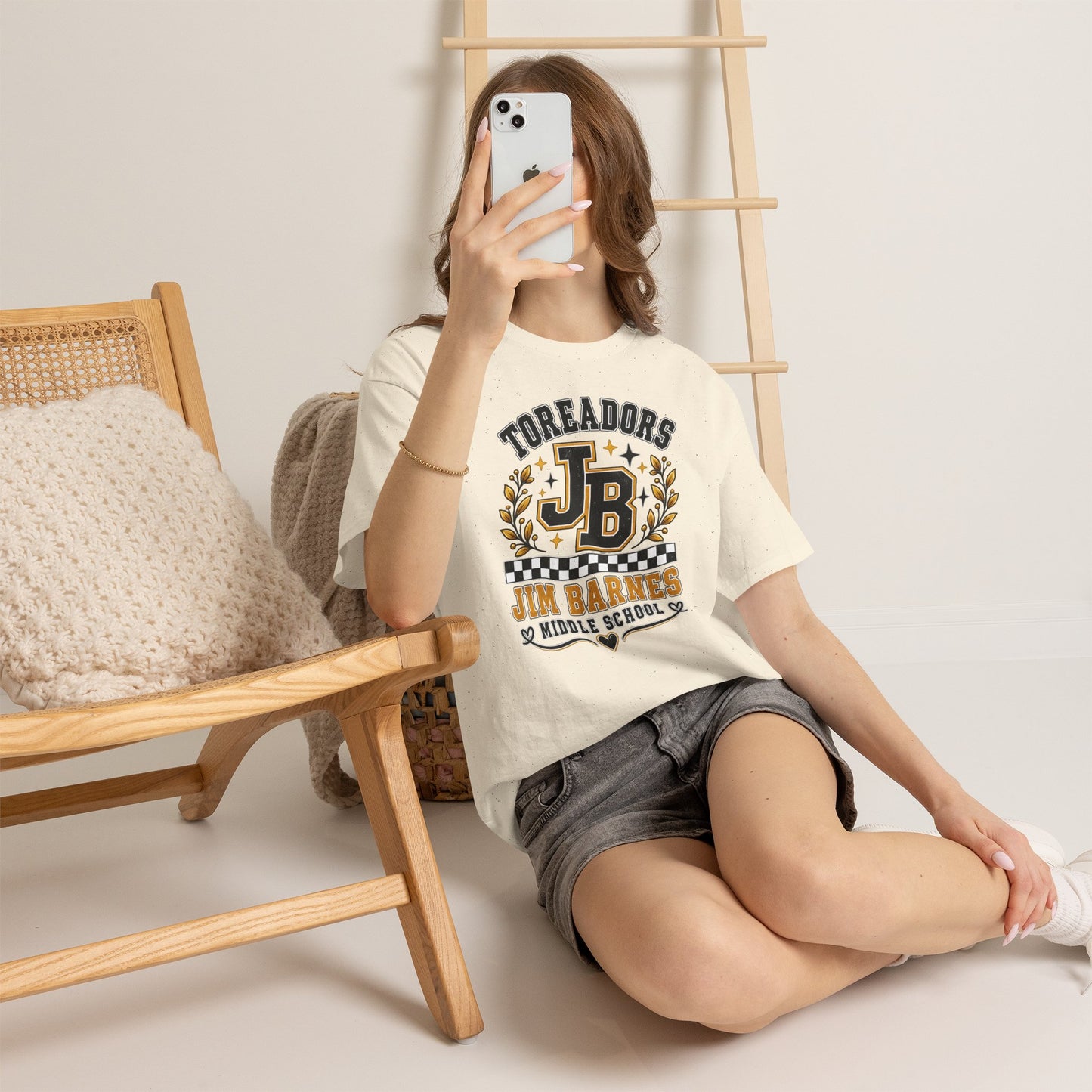 Toreadors JB Jim Barnes Middle School Tee — School Spirit Graphic T-Shirt