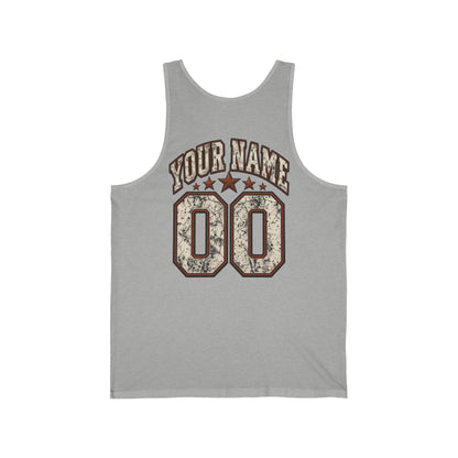 Football Mama Tank Top — Vintage Gameday Jersey Tank (Custom Name & Number)
