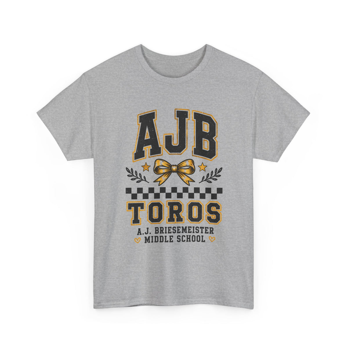 AJB Toros Middle School T-Shirt — AJ Bresemeister School Spirit Tee
