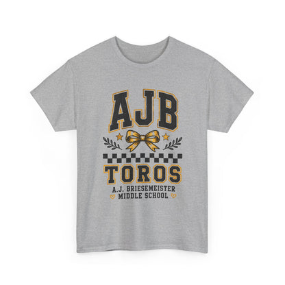 AJB Toros Middle School T-Shirt — AJ Bresemeister School Spirit Tee
