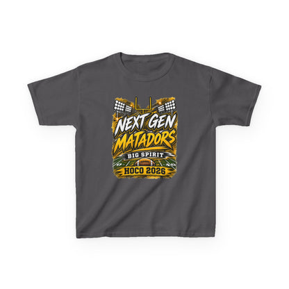 Kids Tee — "Next Gen Matadors" HOCO 2026 Big Spirit School Spirit Shirt