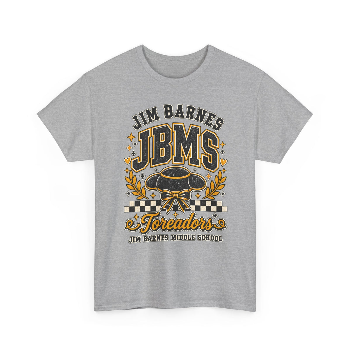 Jim Barnes JBMS Toreadors Middle School T-Shirt