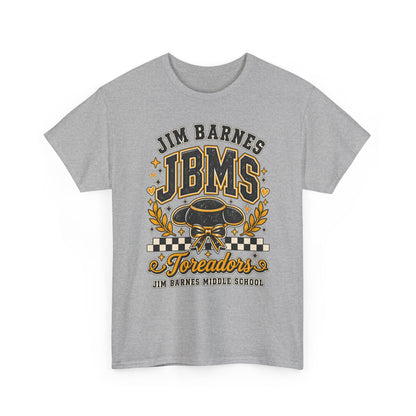 Jim Barnes JBMS Toreadors Middle School T-Shirt