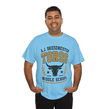 Toros Middle School Tee — A.J. Briesemeister School Spirit T-Shirt