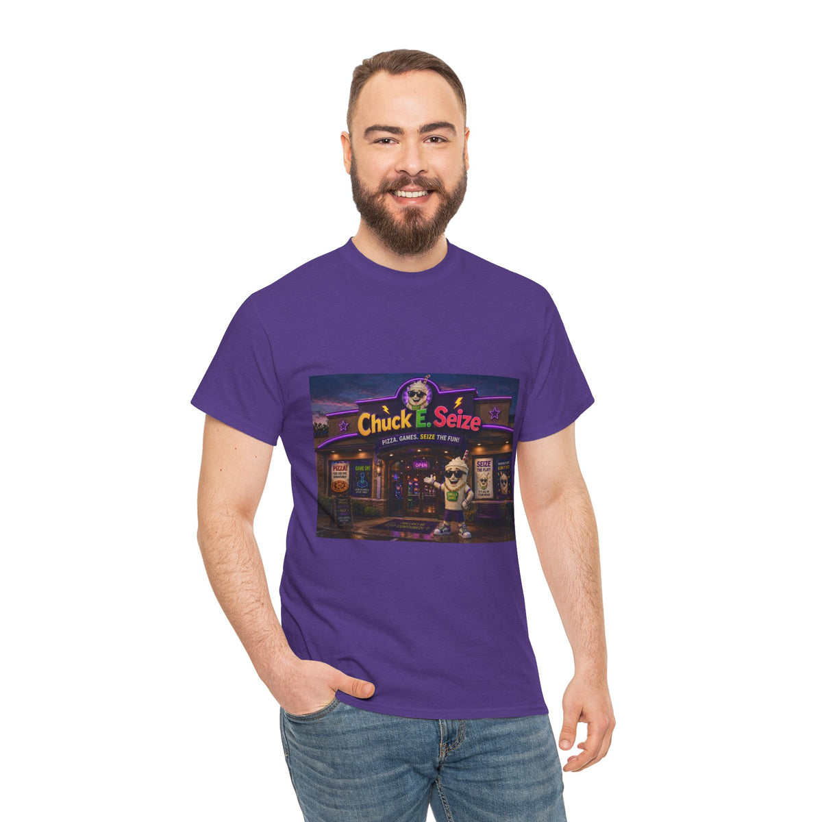 Chuck E. Seize Arcade Night T‑Shirt