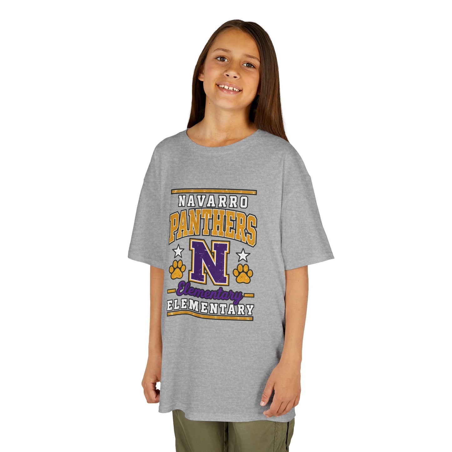 Navarro Panthers Kids T-Shirt — 'N' Elementary School Spirit Tee