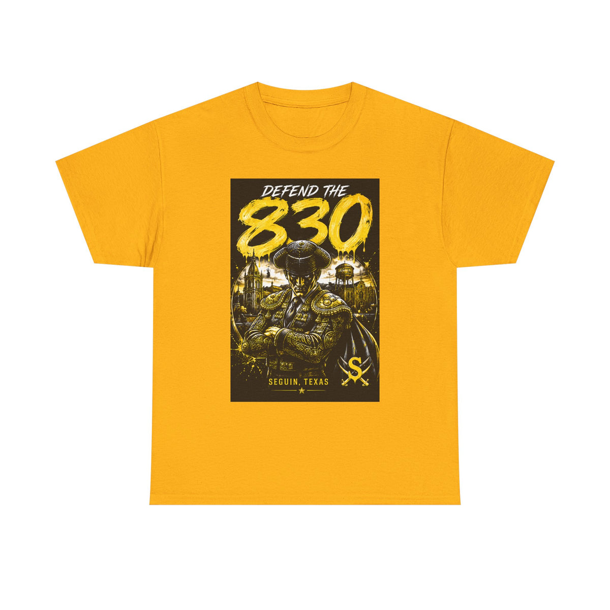 Defend The 830 Matador T-Shirt — San Antonio Pride, Military/Streetwear Graphic Tee